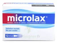 Microlax Sorbitol Citrate Et Laurilsulfoacetate De Sodium S Rect En Récipient Unidose 12récip-unidoses-can/5ml à GRENOBLE