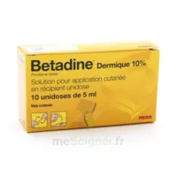 Betadine Dermique 10 % S Appl Cut En Récipient Unidose 10unid/5ml à GRENOBLE