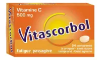 Vitascorbol Sans Sucre Tamponne 500 Mg, Comprimé à Croquer édulcoré Au Sorbitol Et à L'aspartam à GRENOBLE