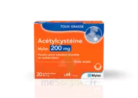 Acetylcysteine Mylan 200mg, Poudre Pour Solution Buvable à GRENOBLE