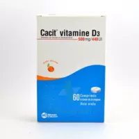 Cacit Vitamine D3 500 Mg/440 Ui, Comprimé à Sucer Ou à Croquer à GRENOBLE