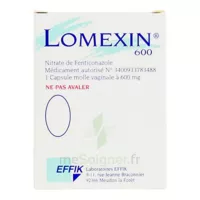 Lomexin 600 Mg Caps Molle Vaginale Plq/1 à GRENOBLE